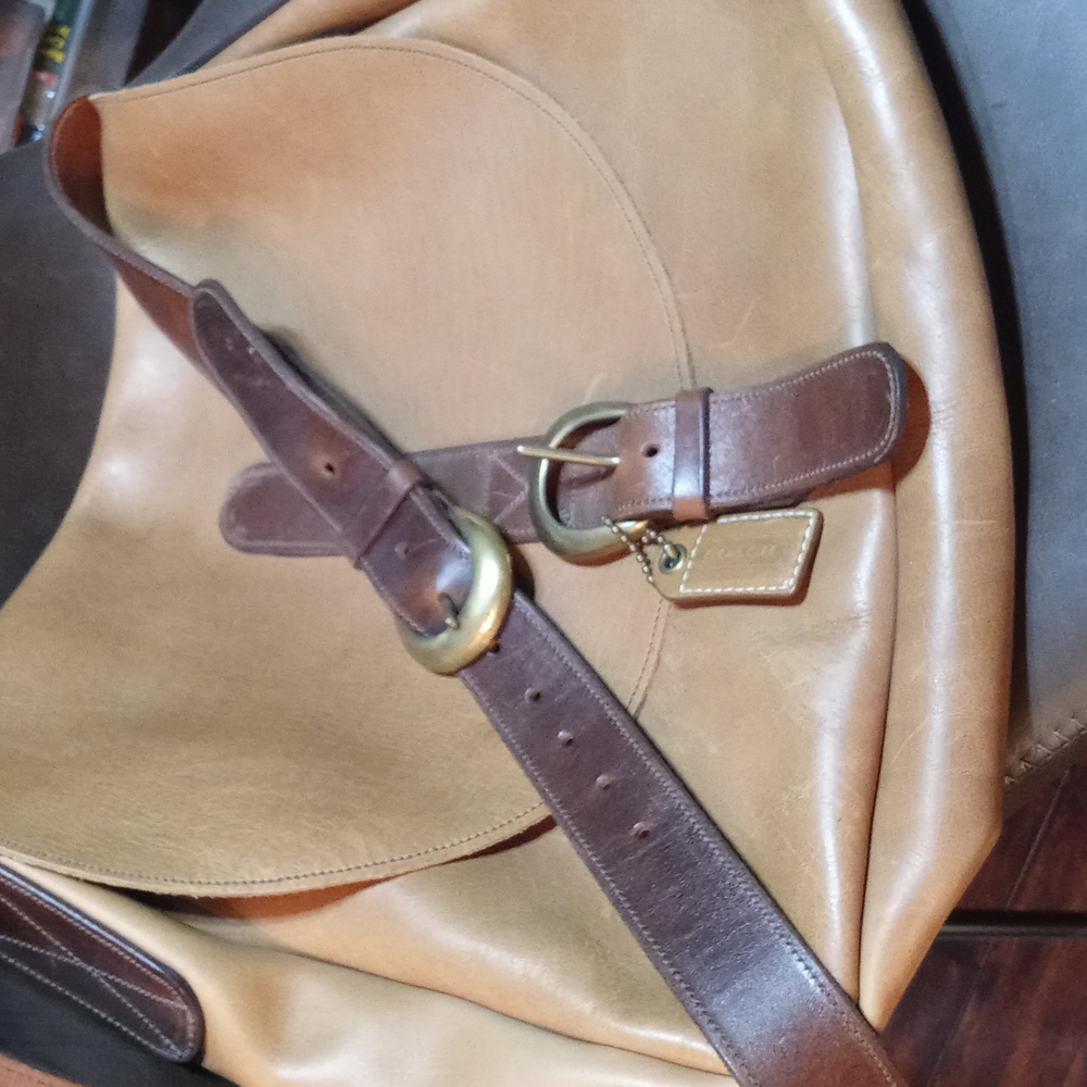 Unbranded Leather Saddle Bag Beautiful